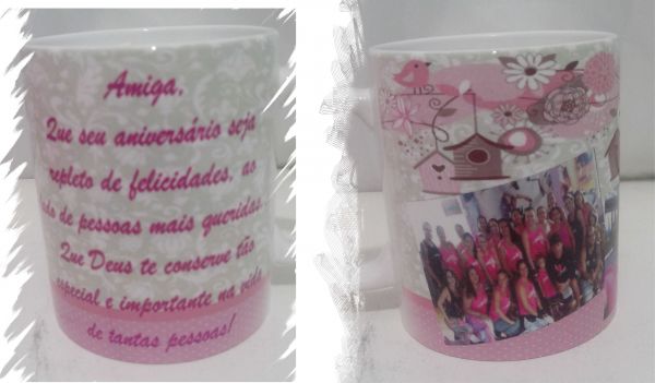 CANECA DE PORCELANA PERSONALIZADA.