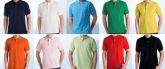 Camisa gola polo, tecido pique, para bordado.