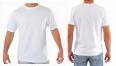 camisa malha PP , 100% poliester,cor branca